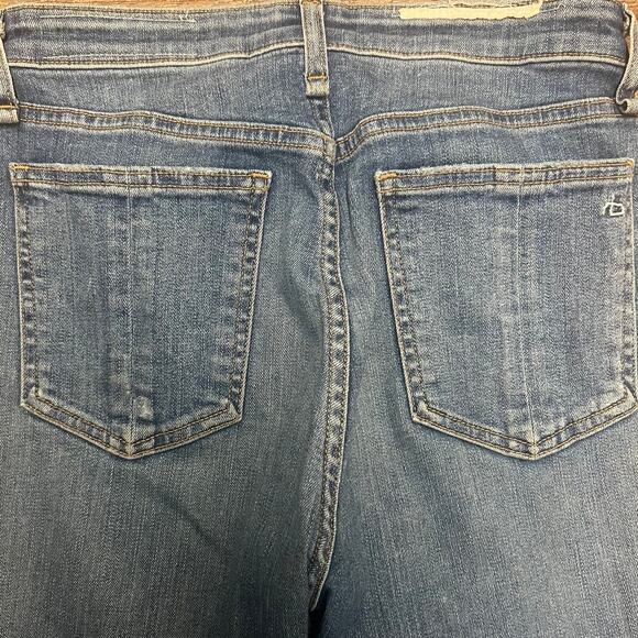 Rag & Bone Nina High Rise Distressed Skinny Jeans Size 26 - Picture 3 of 5